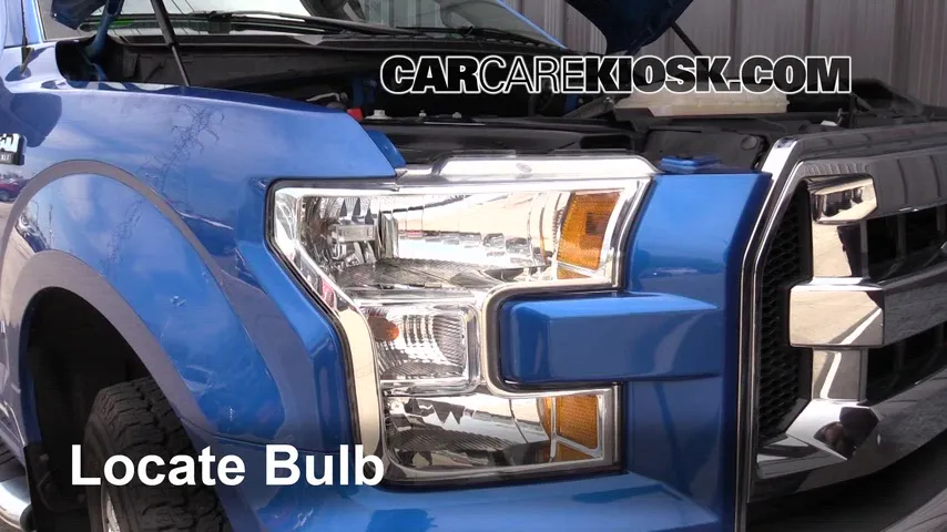 2015 Ford F-150 XL 2.7L V6 Turbo Extended Cab Pickup Luces Luz de carretera (reemplazar foco) 